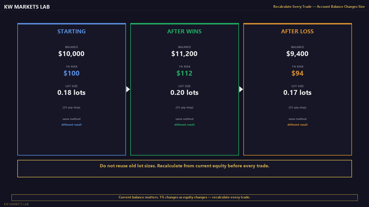 Recalculate Every Trade
