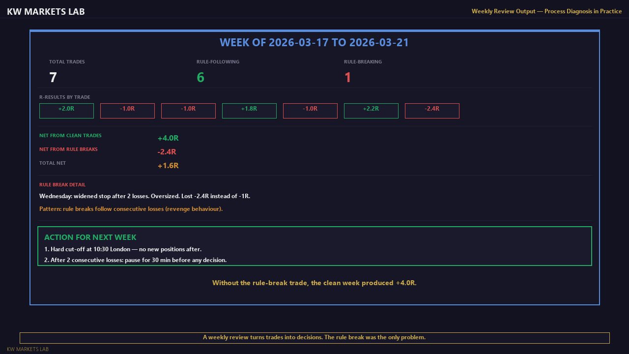Weekly Review Output: Process Diagnosis